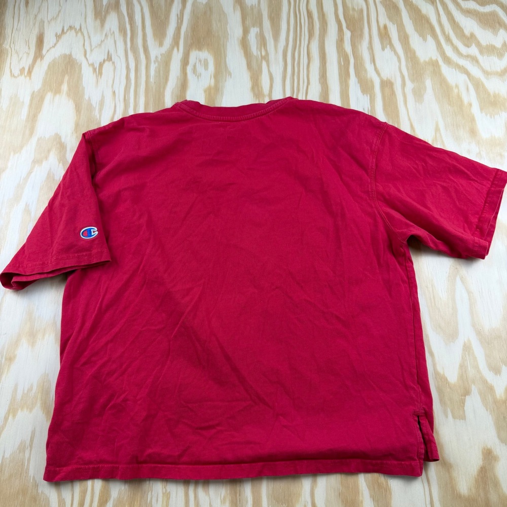 Champion New Mexico Lobos T-Shirt Mens Medium Red Short Sleeve Boxy Graphic Tee - Picture 3 of 7